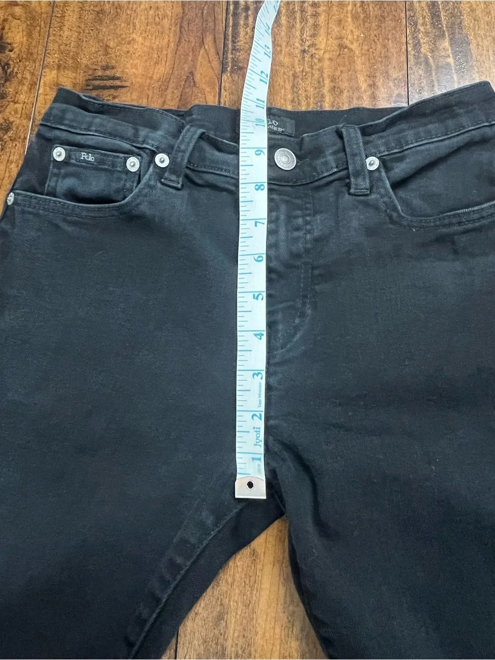 Polo Ralph Lauren THE SULLIVAN SLIM Denim Jeans Black Wash Youth Boys Size 16.